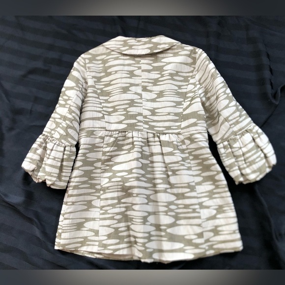 Mac & Jac Olive and White Patterned Jacket - Picture 7 of 13